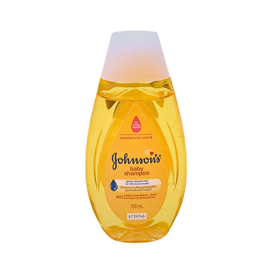 Johnson's Baby Shampoo bottle on a white background