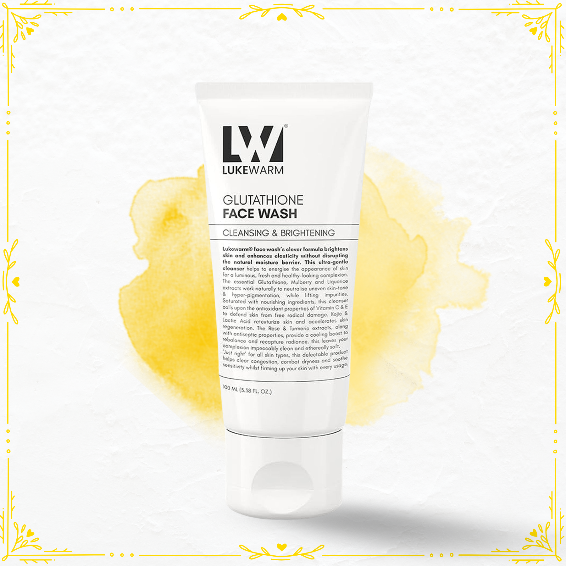 Lukewarm Glutathione Face Wash