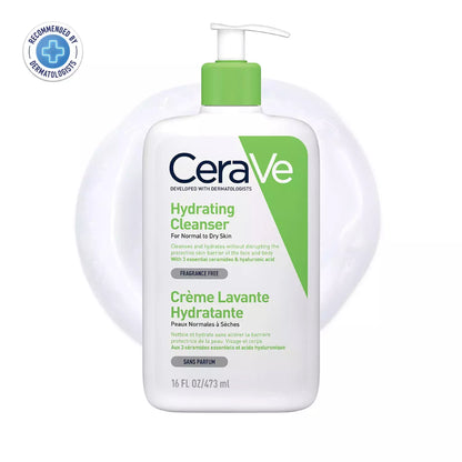 Cerave Hydrating Cleanser for Dry Skin, 473ml