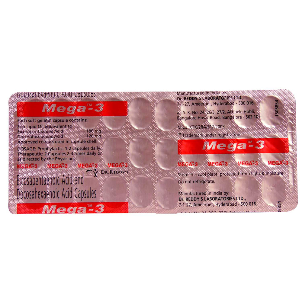 Mega-3, 30 Capsules