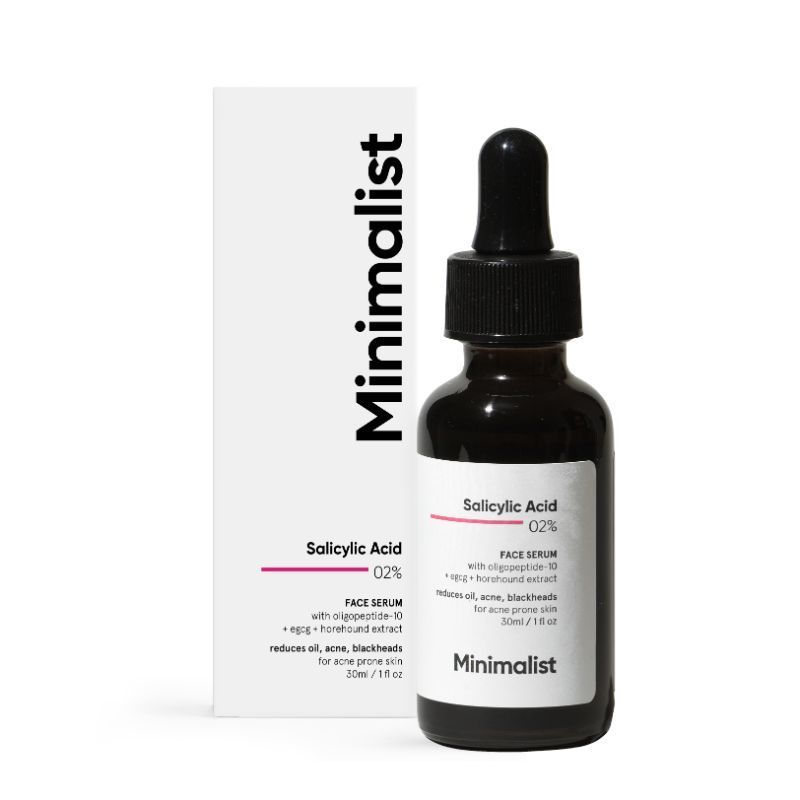 Minimalist Salicylic Acid 02% Face Serum for Blackheads & Whiteheads, 30ml