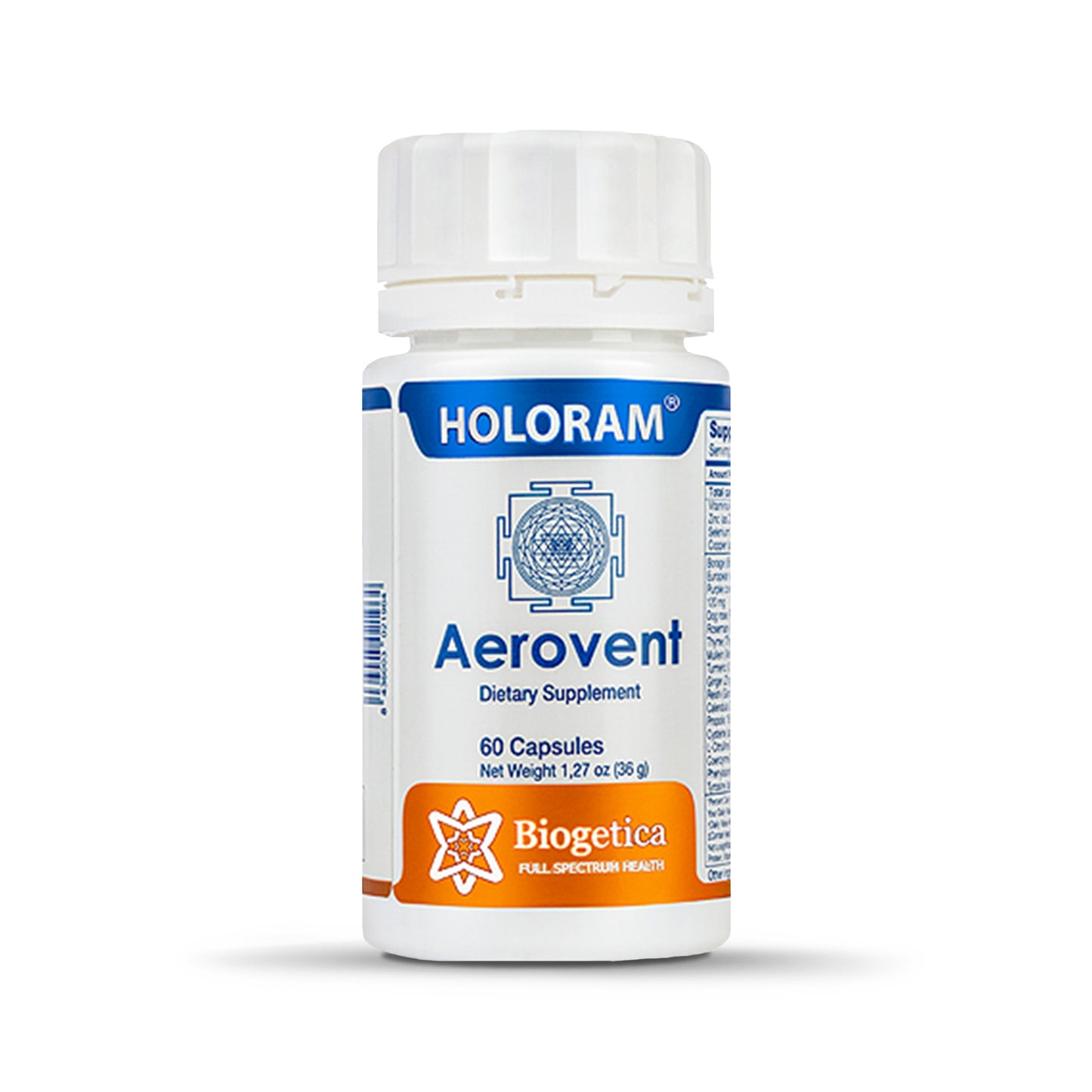 Biogetica Holoram Aerovent，60 粒胶囊