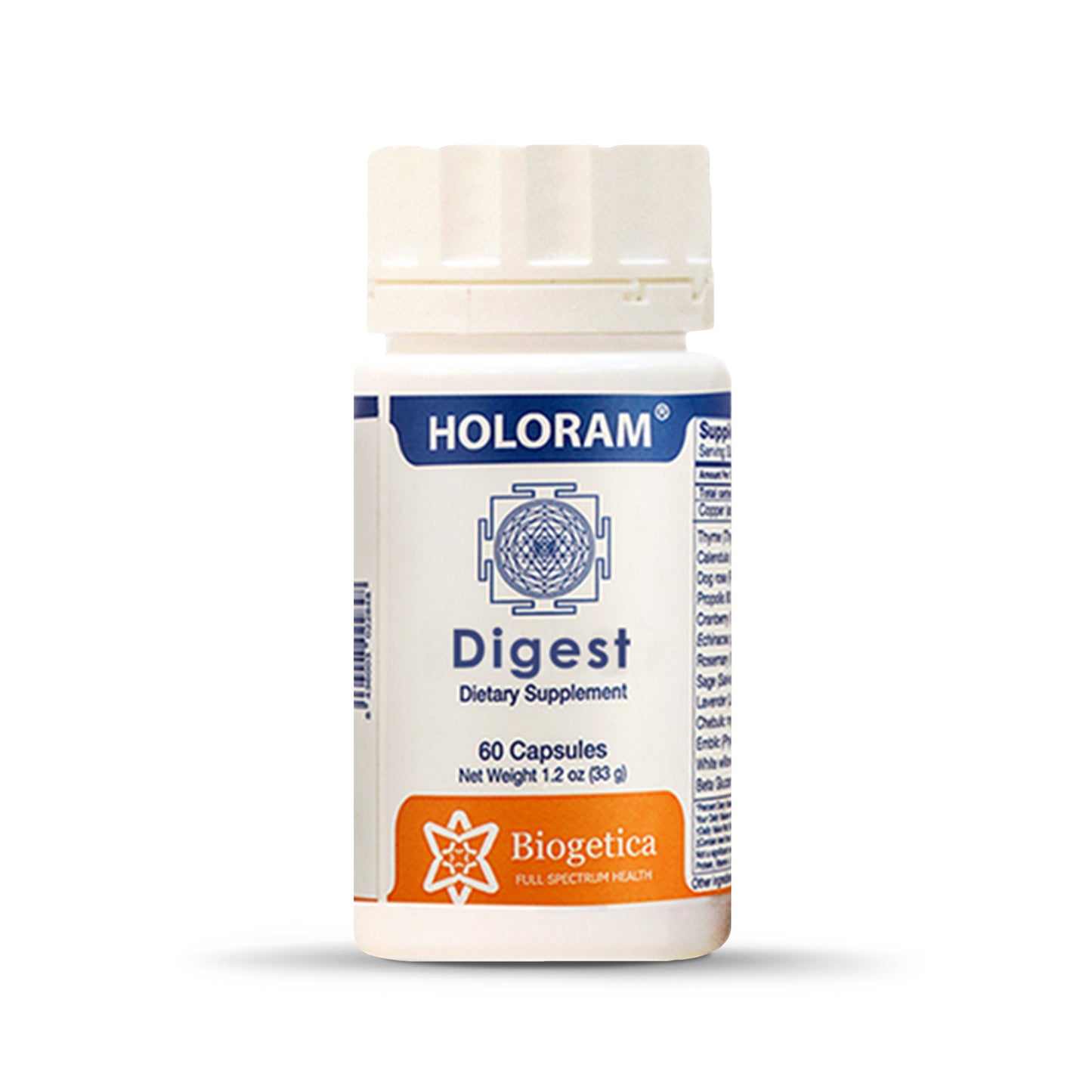 Biogetica Holoram Digest, 60 Capsules