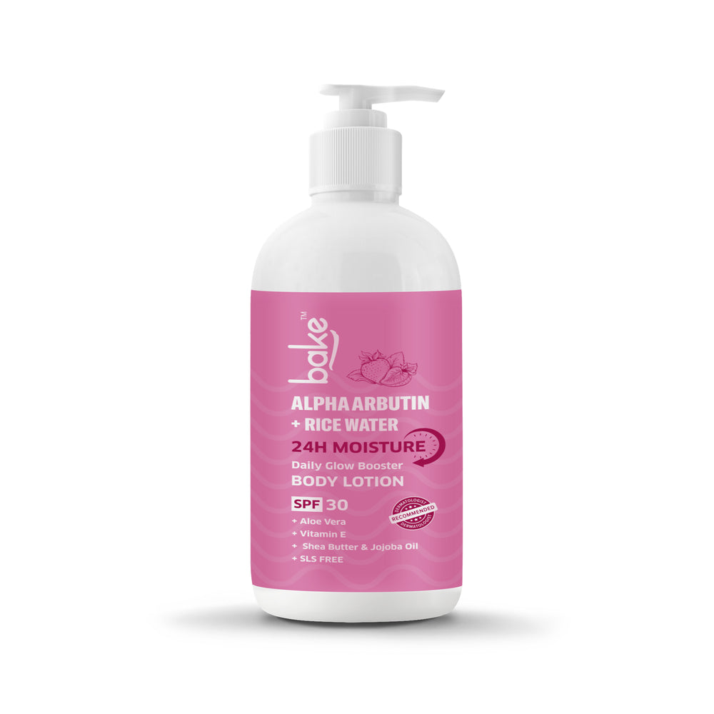 Bakar Alpha Arbutin + Losyen Badan Air Beras SPF 30 PA+++ untuk Menghilangkan Pigmentasi &amp; Tan, 200ml