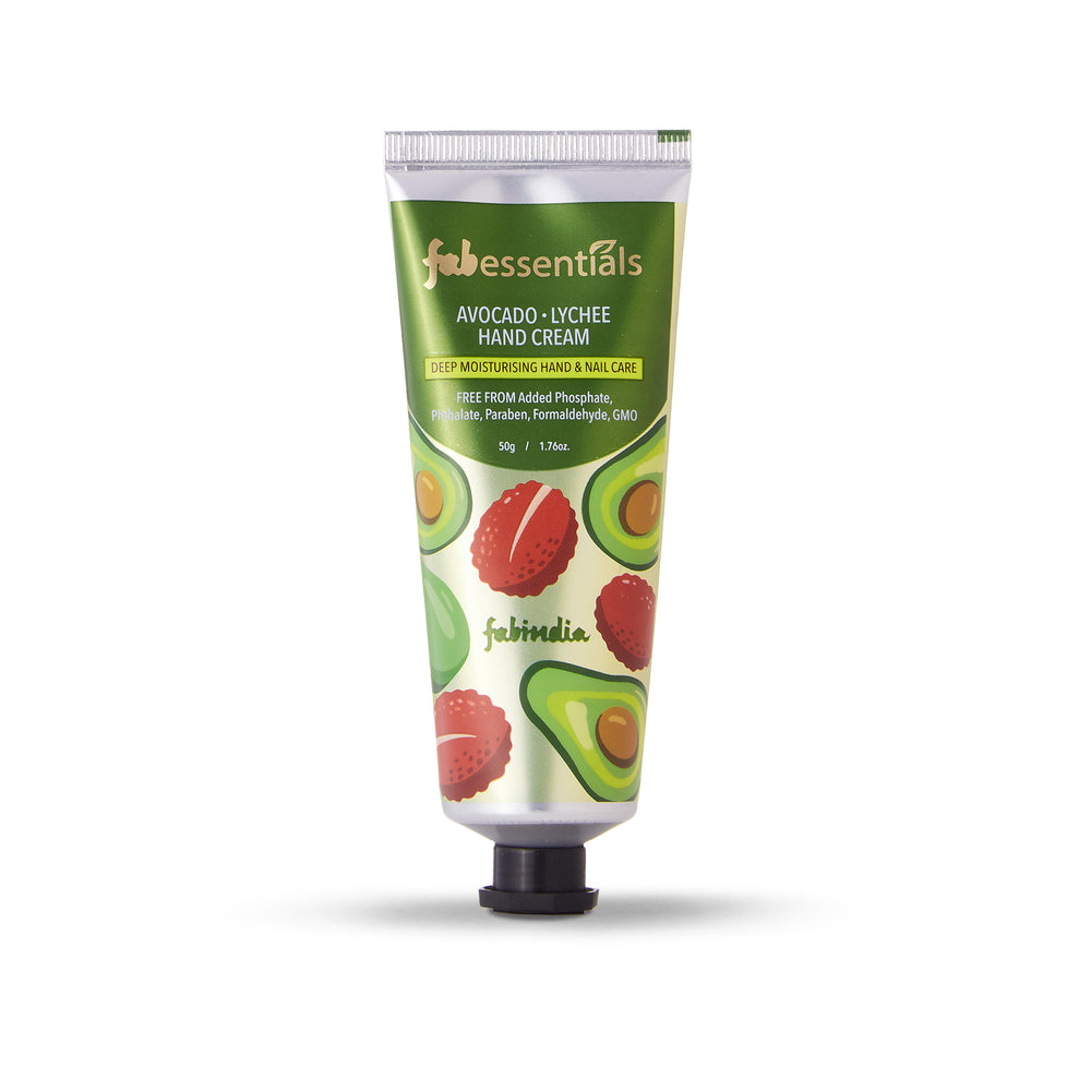 Fabessentials Avacado Lychee Hand Cream, 50gm