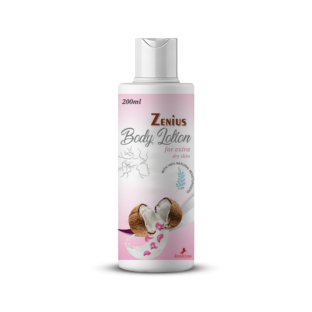 Losyen Badan Zenius Untuk Kulit Kering Tambahan, 200ml