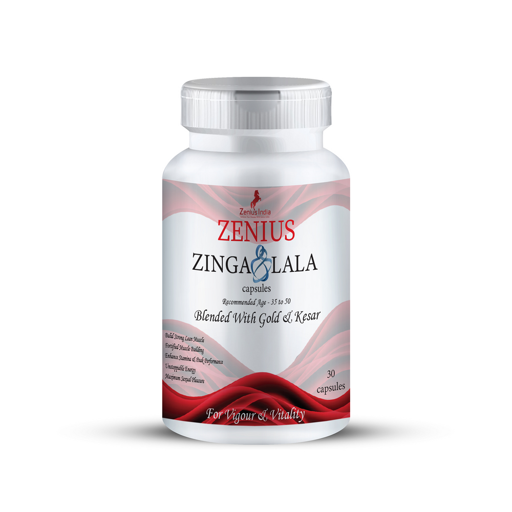 Zenius Zinga Lala Capsules For 35-50 Age, 30 Capsules