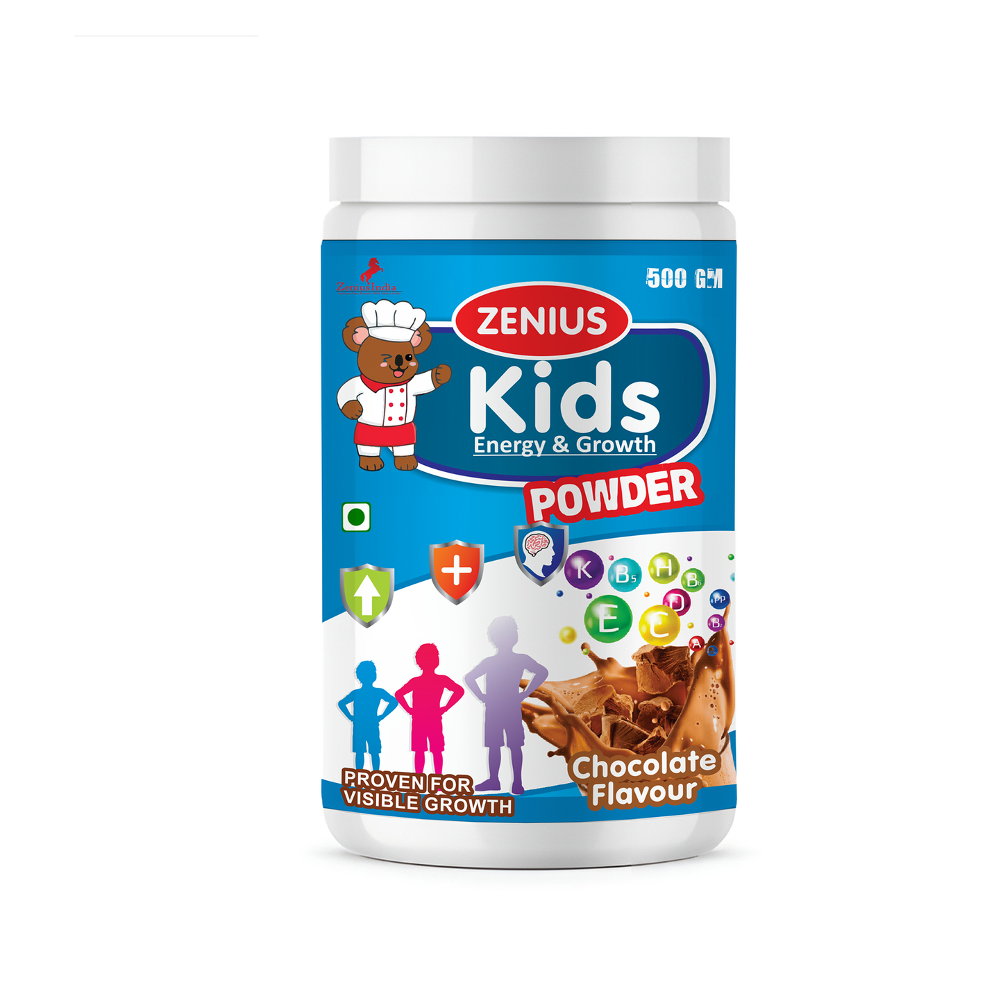 Zenius Kids Energy & Growth Protein Powder, 500gm