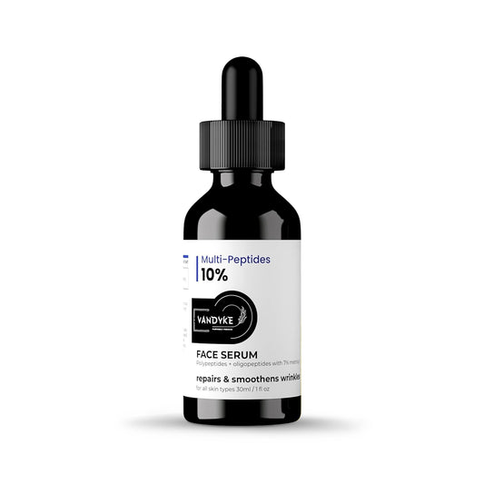Vandyke 10% Multi Peptide Anti Aging Night Serum for Collagen Boosting Face Serum, 30ml
