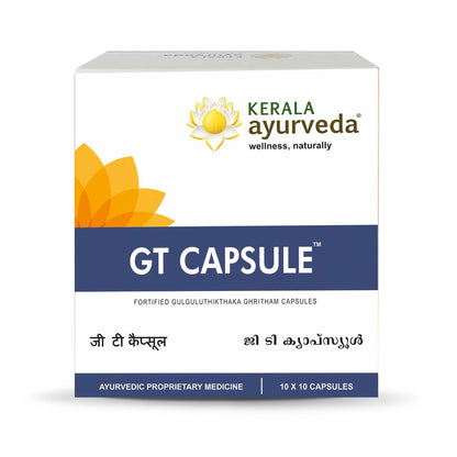 Kerala Ayurveda G T, 100 Capsules