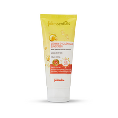 Fabessentials Vitamin E Calendula Suncreen SPF 45 PA++++ infused with Gotu Kola, 100ml