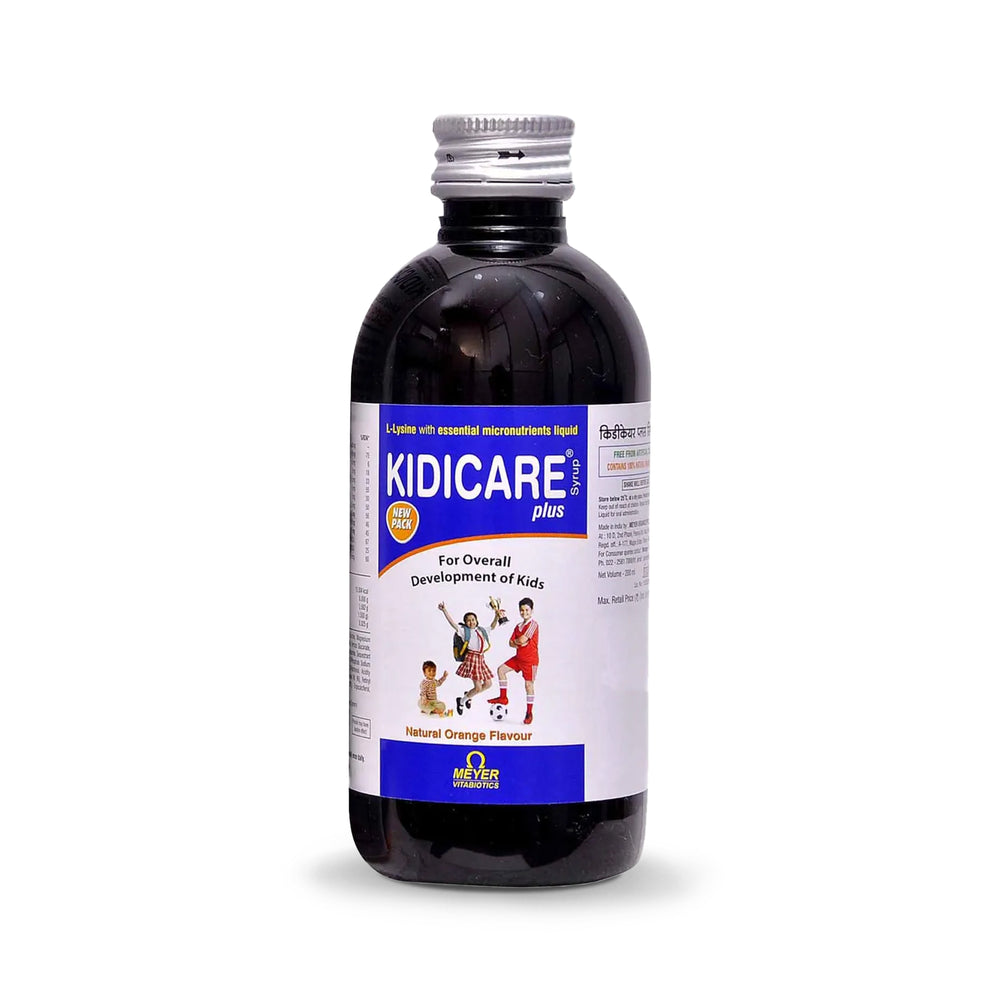 Kidicare Plus Orange Syrup, 200ml
