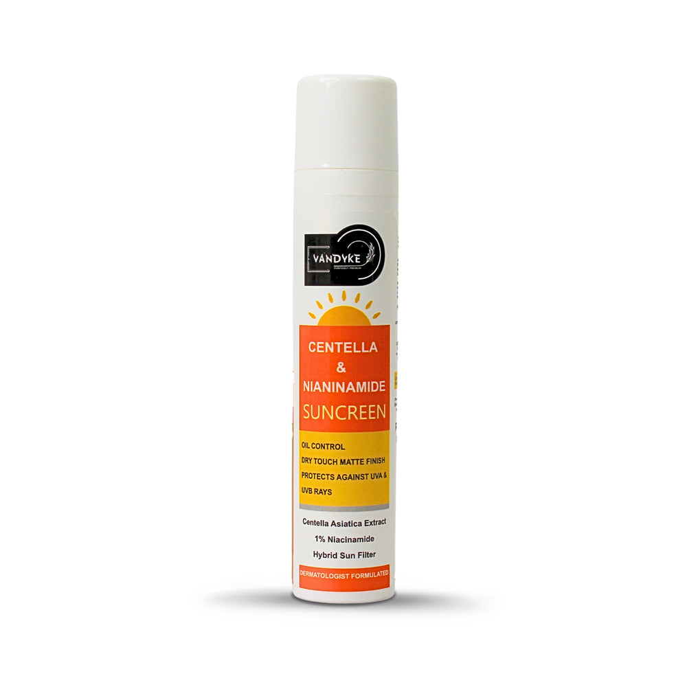 Vandyke Centella & Niacinamide Sunscreen Spf 50 PA+++, 50gm