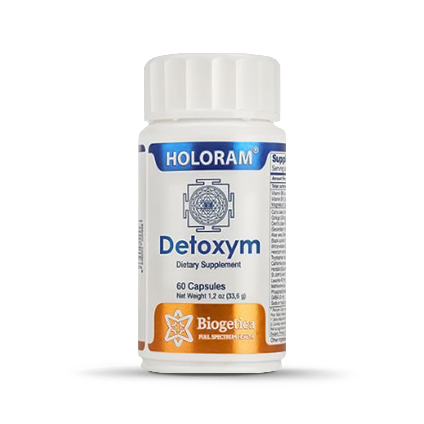 Biogetica Holoram Detoxym, 60 Capsules