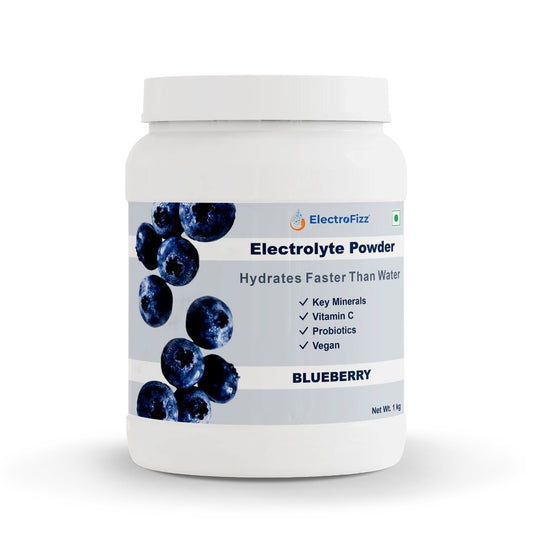 ElectroFizz Instant Hydration Energy Drink Powder Blueberry Flavour, 1Kg