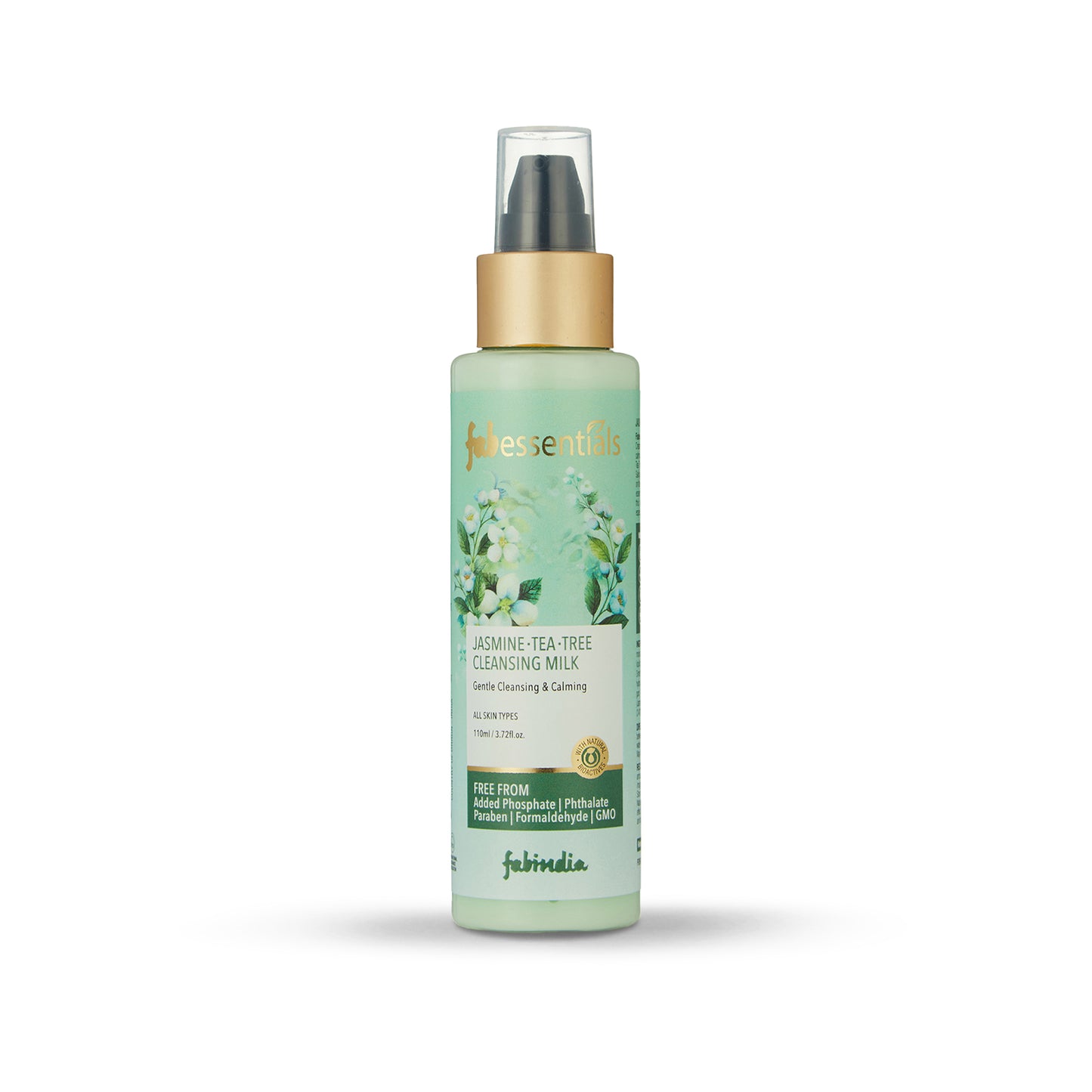 Fabessentials Jasmine Tea Tree Cleansing Milk with the Goodness of Salicylic Acid & Grape Seed Oil, 110ml