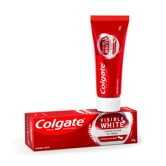 Colgate Visible White Teeth Whitening Toothpaste, 100gm