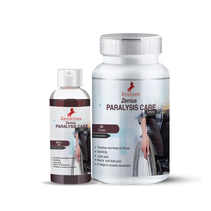 Zenius Paralysis Care Kit (60 Tablets & 100ml Oil)