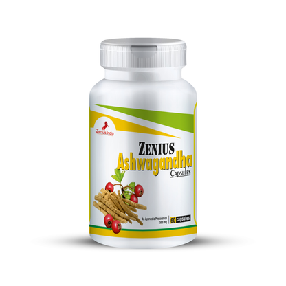Zenius Ashwagandha Capsule For Immunity & Body Health, 60 Capsules