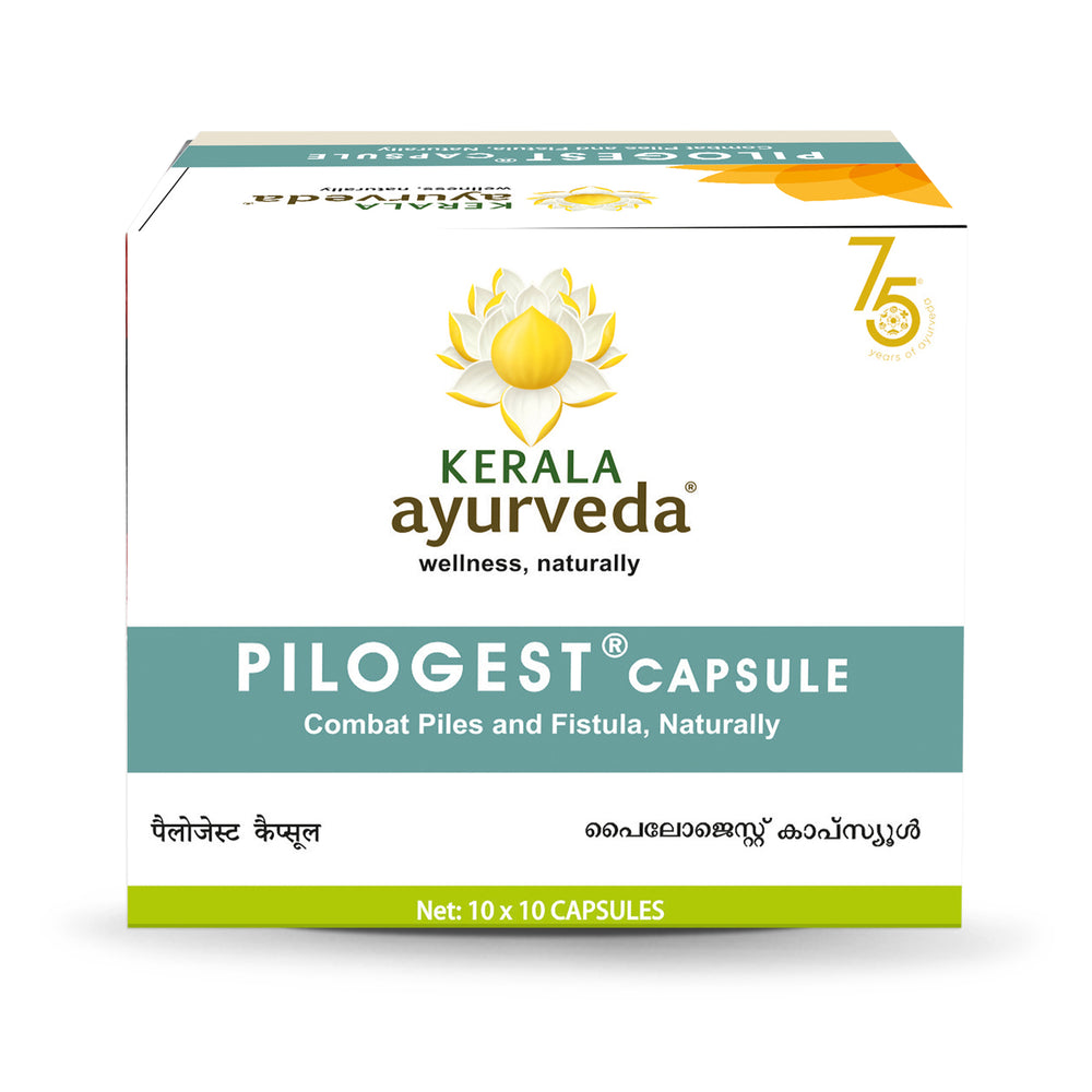 Kapsul Pilogest Kerala Ayurveda, 100 Kapsul