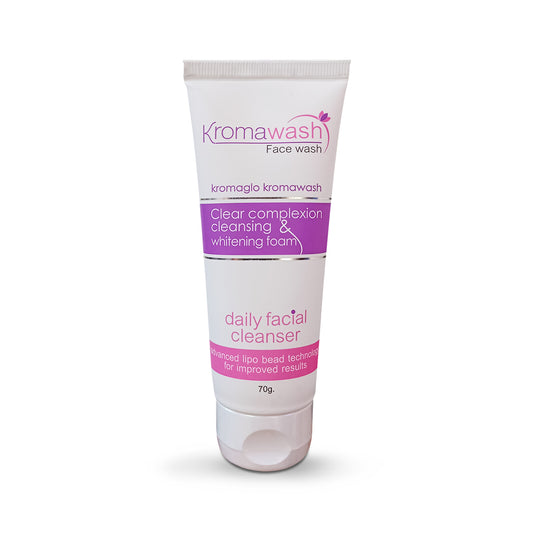 Kromawash Face Wash, 70gm - Clear Complexion, Cleansing & Whitening Foam