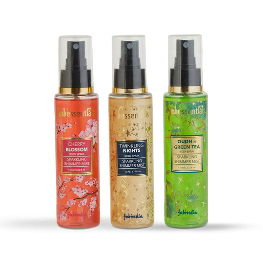 Fabessentials Irresistibly Dewy & Delicate Gift Set - Set of 3 Body Sprays, 300ml