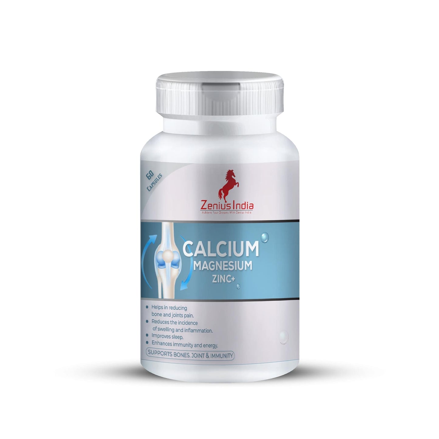 Zenius Calcium Capsules For Men & Women, 60 Capsules