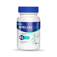 Shelcal 500 Calcium+Vitamin D3 : Bone & Muscle Health, 30 Tablets