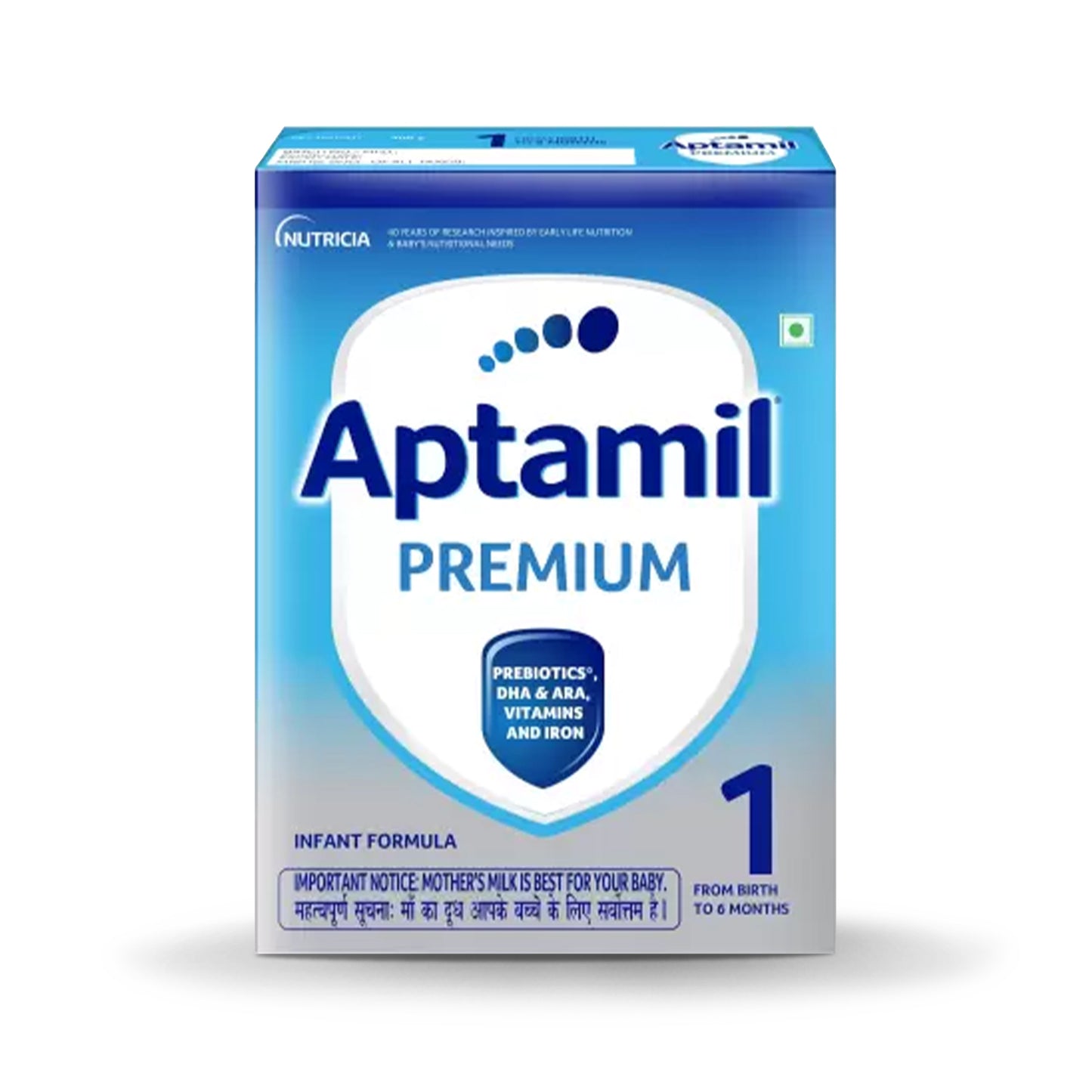 Aptamil Premium 1 Infant Formula From Birth to 6 Months - Refill, 400gm