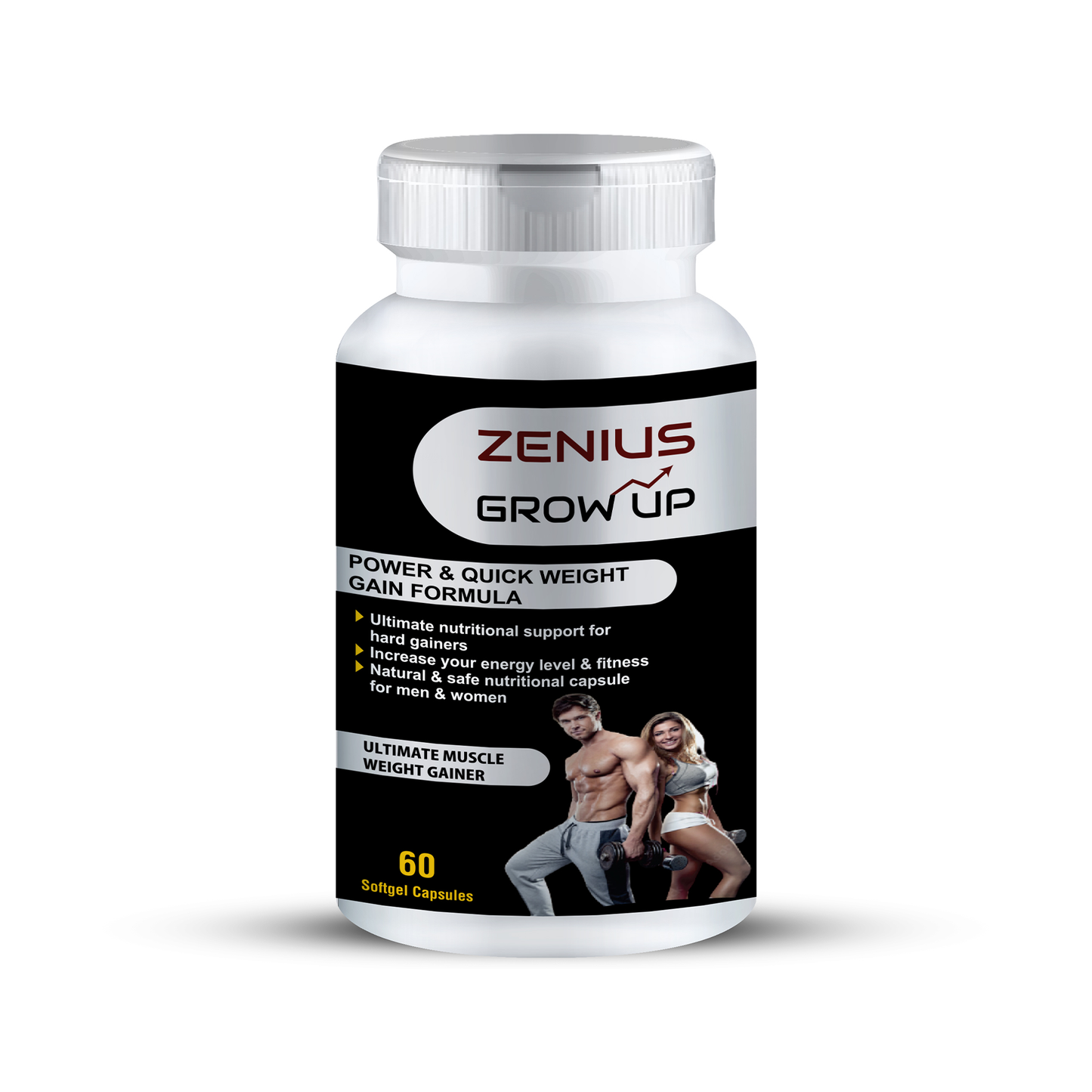 Zenius Grow Up Softgel Capsules, 60 Capsules