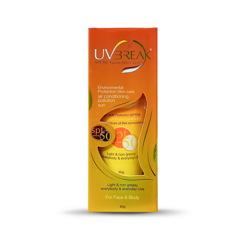 UV Break Sunscreen SPF 50 Gel, 60gm