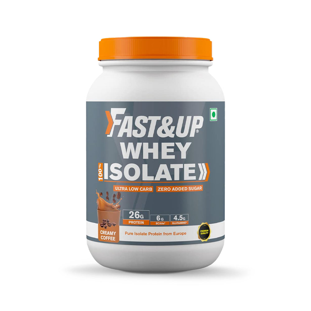 Fast&Up Whey Advanced Isolate & Hydrolyzed Whey Protein Creamy Coffee, 912gm