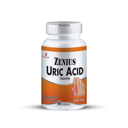 Zenius Uric Acid Care Capsule For Uric Acid Pain Relief, 60 Capsules