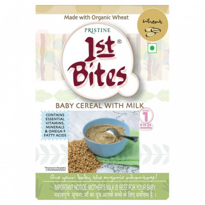 Pristine 1st Bites Organic Wheat Baby Cereal Stage 1, 300gm