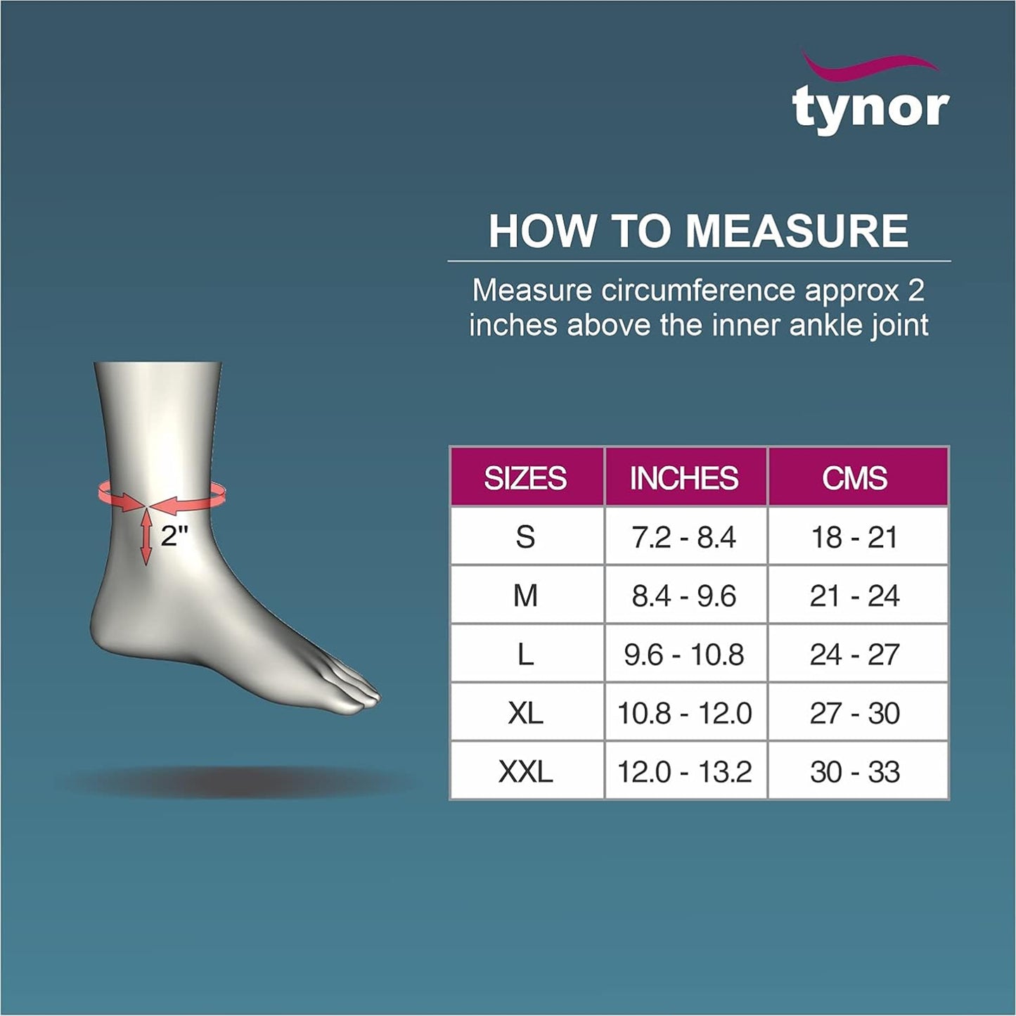 Tynor Anklet Comfeel - M