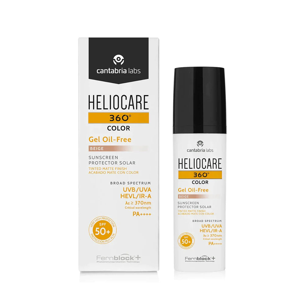 Heliocare 360 Color Gel Oil-Free SPF 50+ (Beige), 50ml