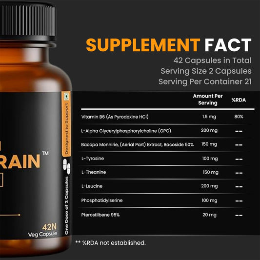 Ultra Brain, 42 Veg Capsules