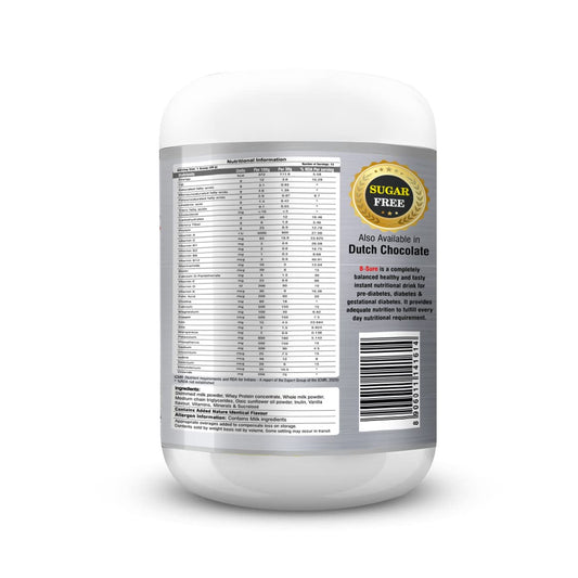 Bsure Dutch Chocolate Flavour Sugar Free, 400gm