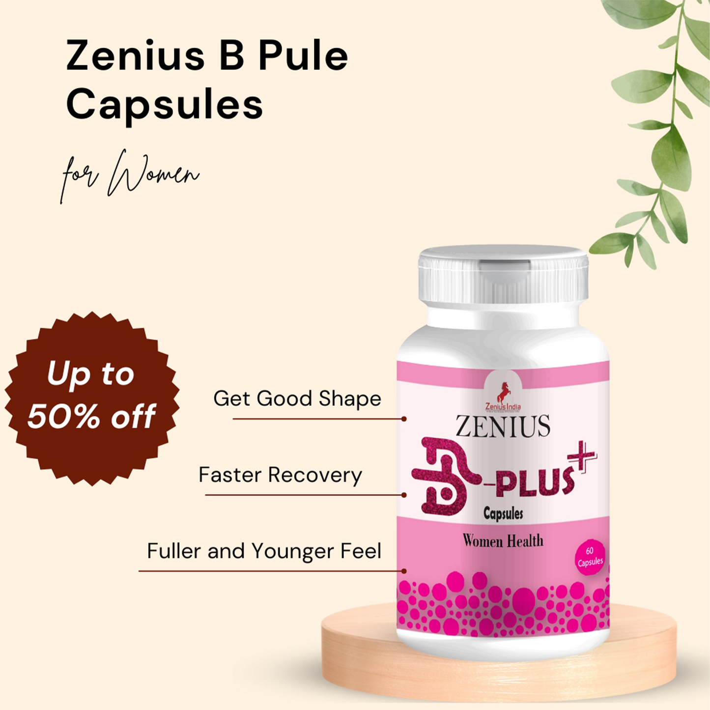 Zenius B Plus Capsules, 60 Capsules