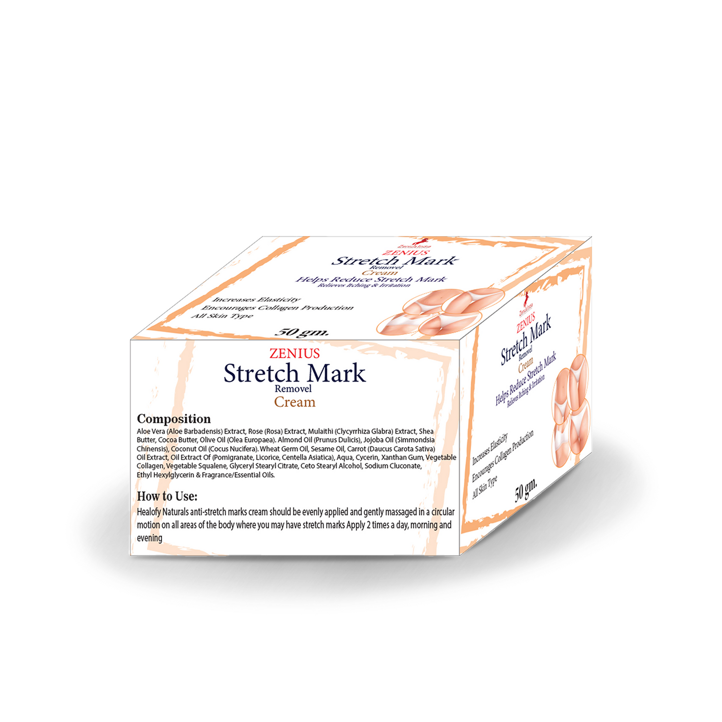 Zenius Stretch Mark Cream, 50gm