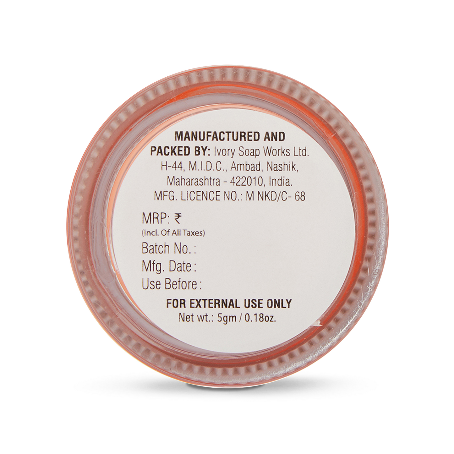 Fabessentials Apricot Peach Lip Butter infused with Shea Butter, 5gm