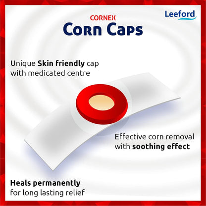 Cornex Corn Caps, 40 Plaster Strips