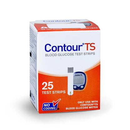 Contour TS Blood Glucose Test Strips, 25's
