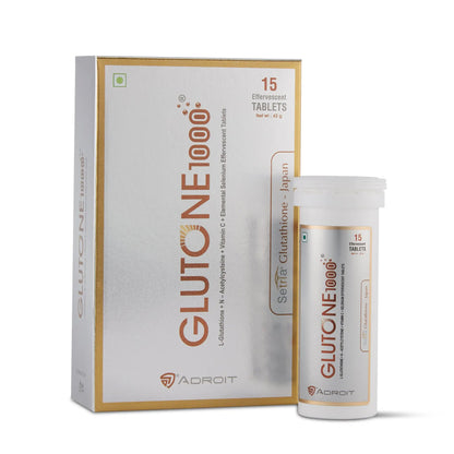 Skin Glow Glutone 1000, 15 Tablets Super Value Combo - Pack Of 24