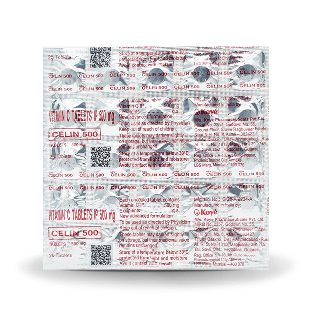 Celin Chew 500mg, 25 Tablets