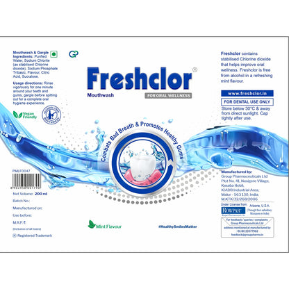 Freshclor Mouthwash, 200ml