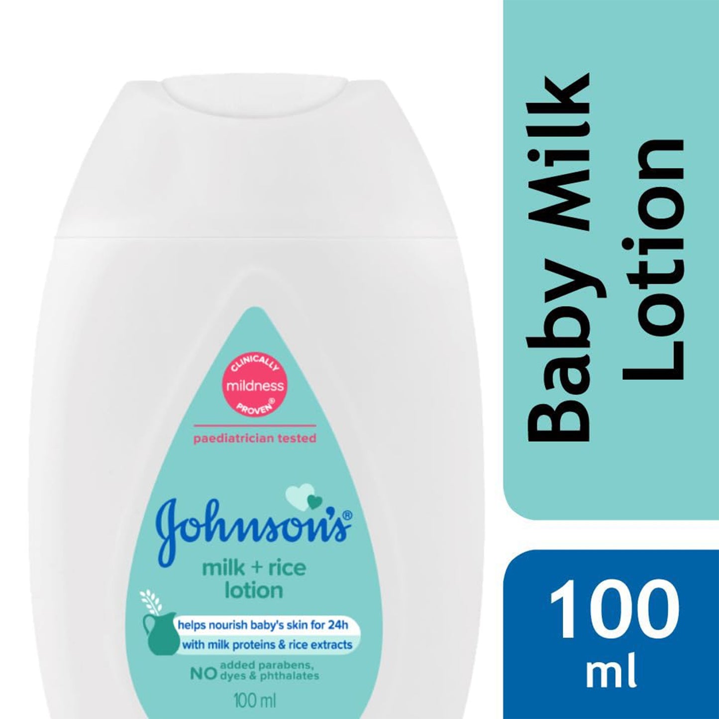 Johnson's Baby Milk + Rice Lotion, 100ml