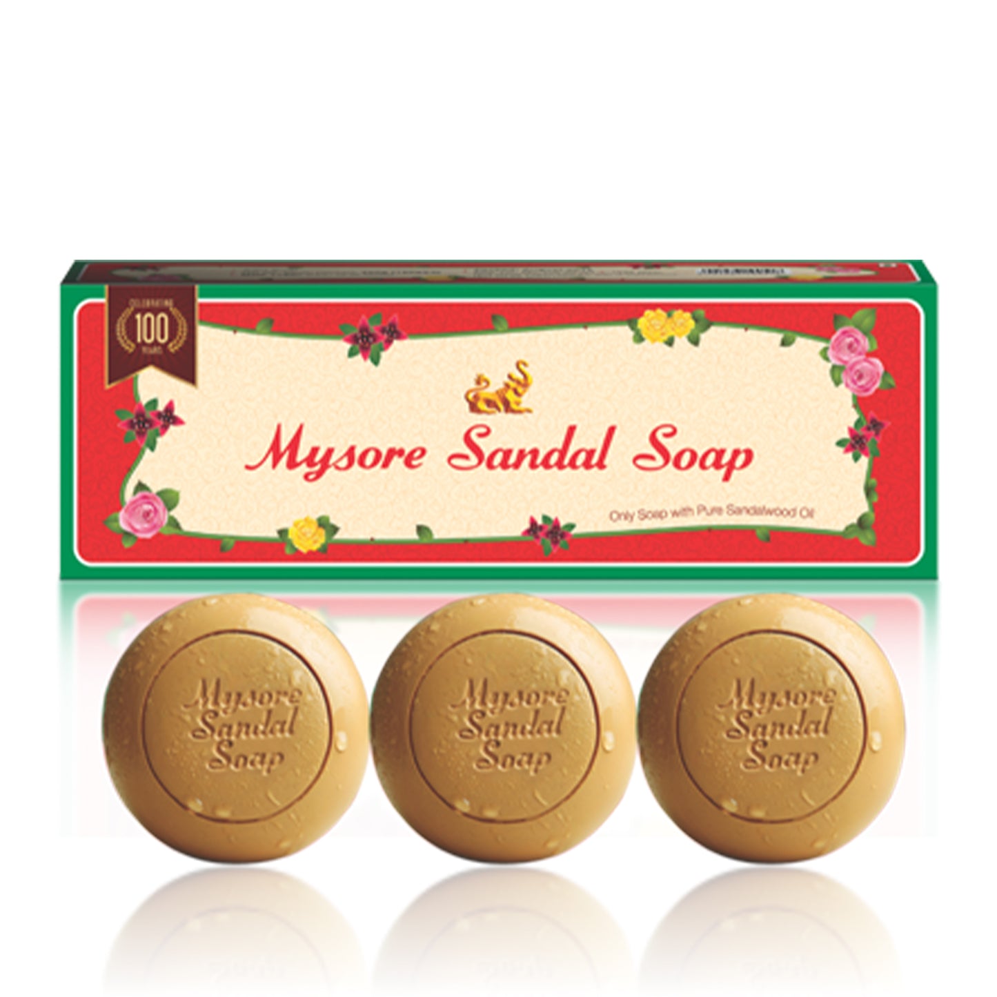 Mysore Sandal Soap, 3x150gm