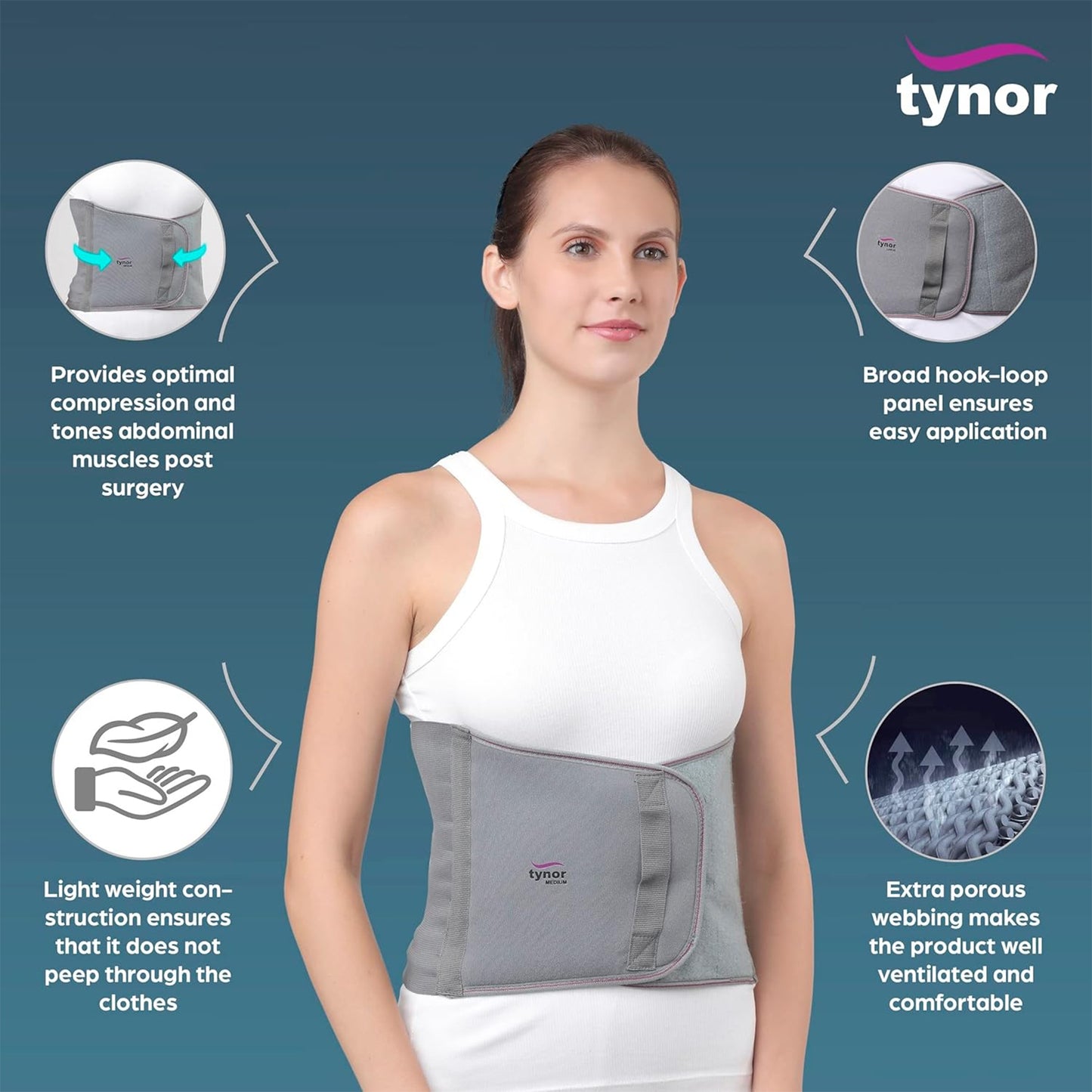Tynor Abdominal Support - L