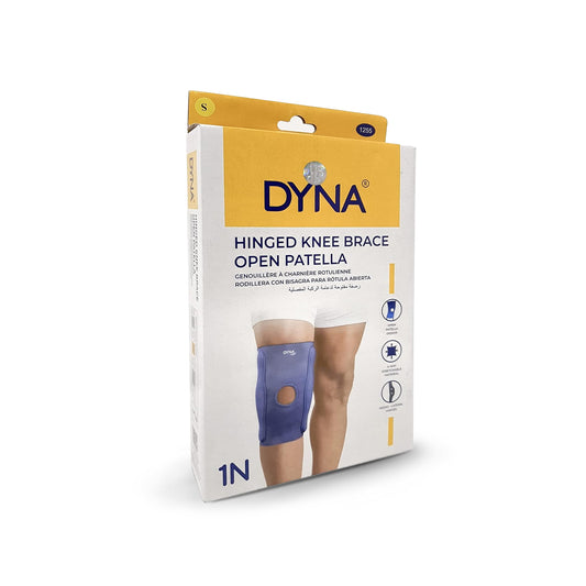 Dyna 铰接护膝开放式髌骨 41-43 厘米（加大号）